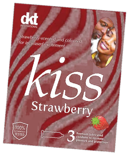 Kiss Strawberry pack shot